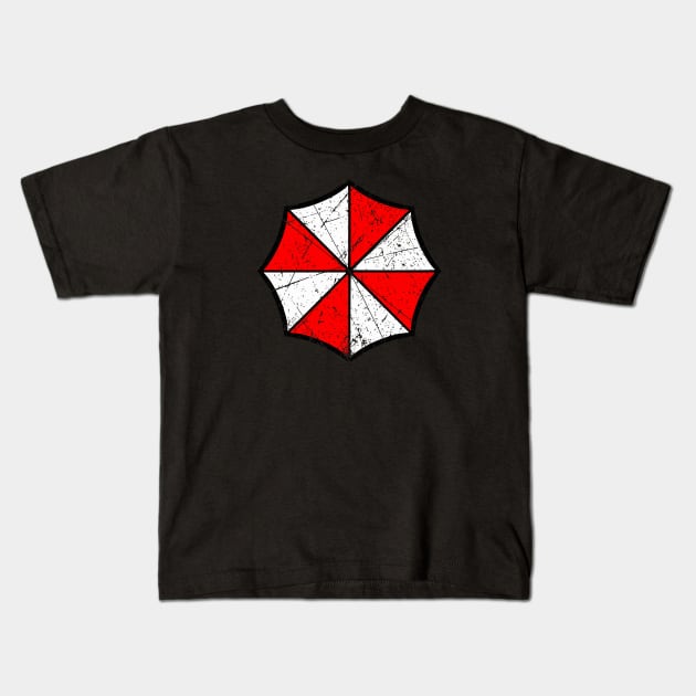 Umbrella Corp - "Our Business Is Life Itself" Insignia Kids T-Shirt by Mandra